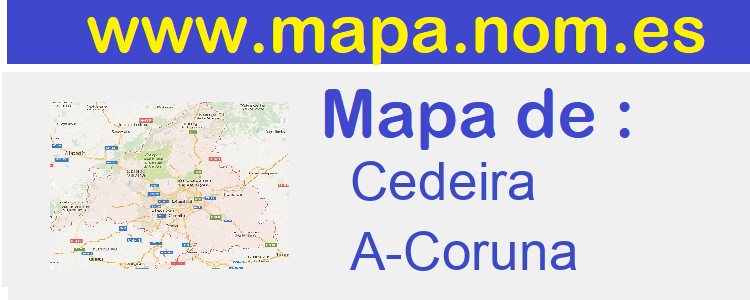 mapa de  Cedeira