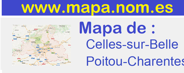 mapa de  Celles-sur-Belle