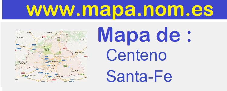 mapa de  Centeno