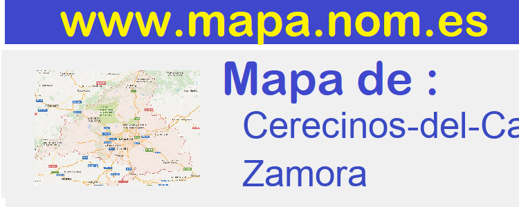 mapa de  Cerecinos-del-Carrizal