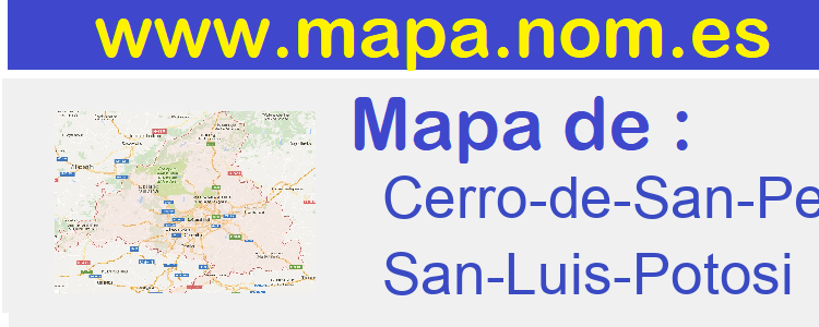 mapa de  Cerro-de-San-Pedro