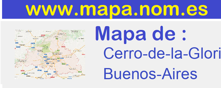 mapa de  Cerro-de-la-Gloria