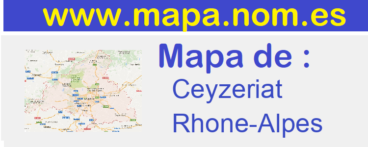 mapa de  Ceyzeriat