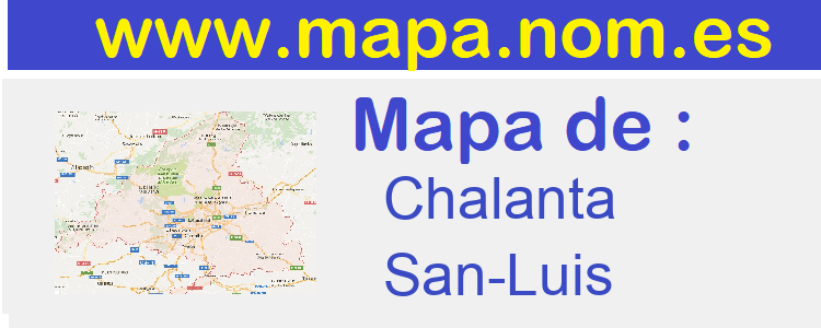 mapa de  Chalanta