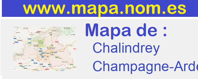 mapa de  Chalindrey