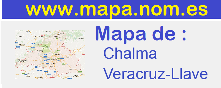 mapa de  Chalma