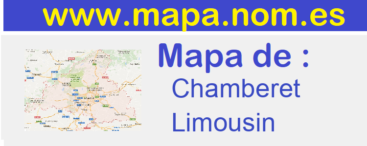 mapa de  Chamberet