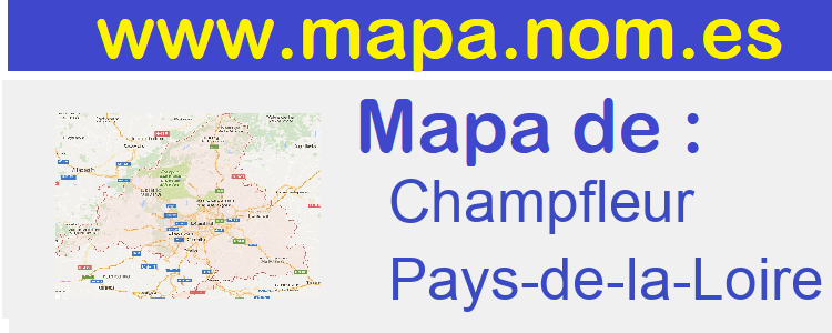 mapa de  Champfleur