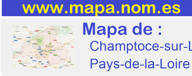 mapa de  Champtoce-sur-Loire