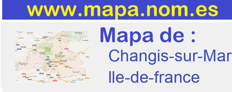 mapa de  Changis-sur-Marne
