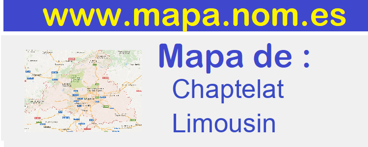 mapa de  Chaptelat