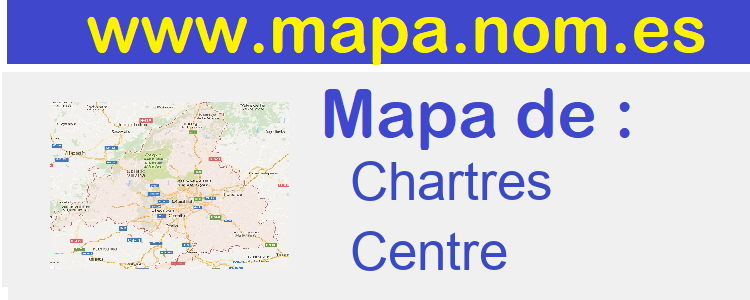 mapa de  Chartres
