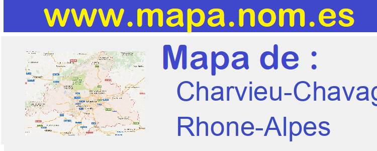 mapa de  Charvieu-Chavagneux
