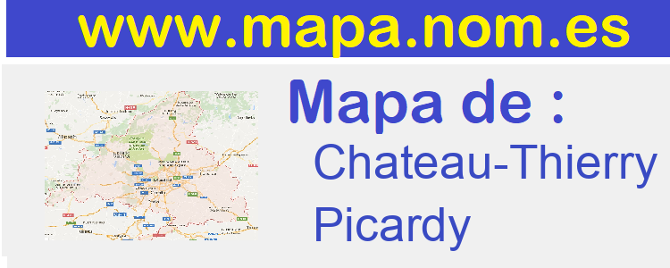 mapa de  Chateau-Thierry