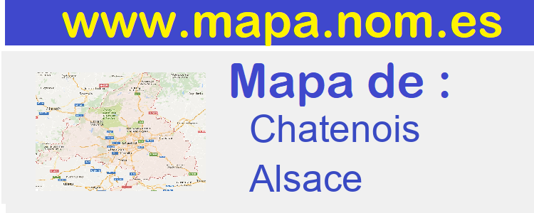 mapa de  Chatenois