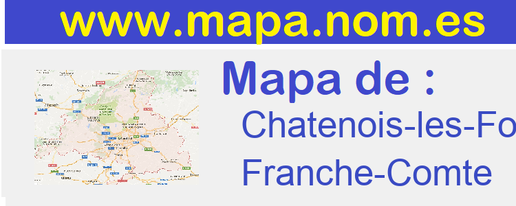 mapa de  Chatenois-les-Forges
