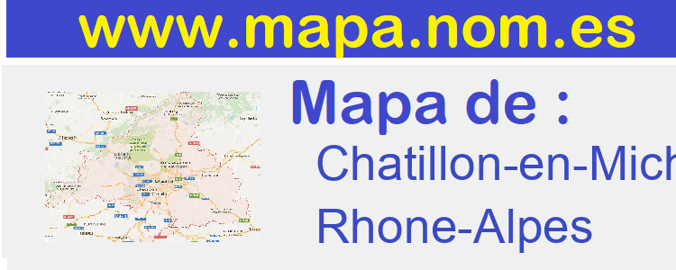 mapa de  Chatillon-en-Michaille