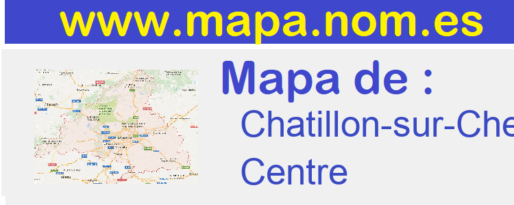 mapa de  Chatillon-sur-Cher