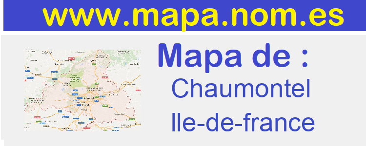 mapa de  Chaumontel