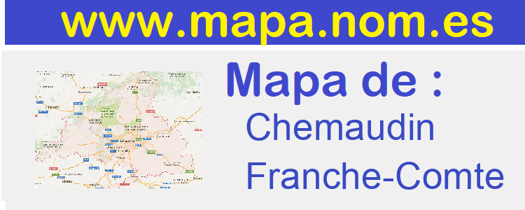 mapa de  Chemaudin