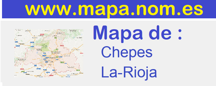mapa de  Chepes