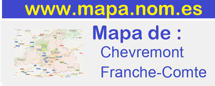 mapa de  Chevremont