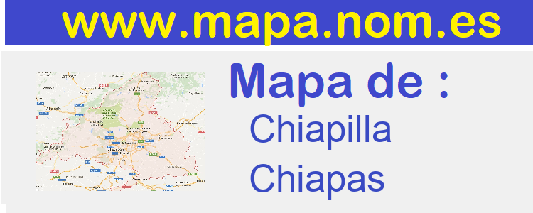 mapa de  Chiapilla