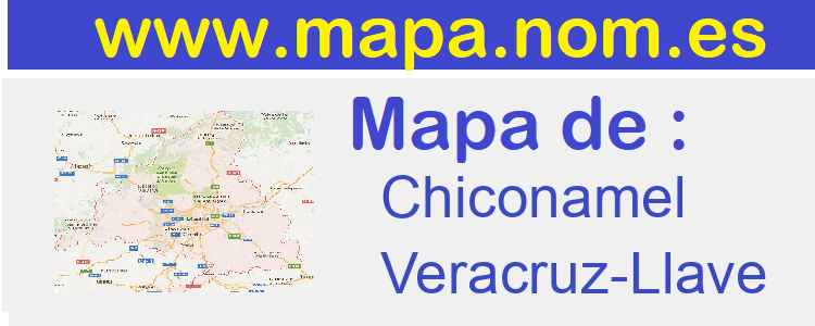 mapa de  Chiconamel