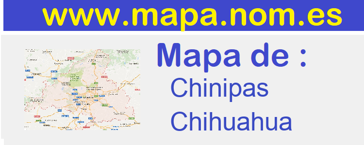 mapa de  Chinipas