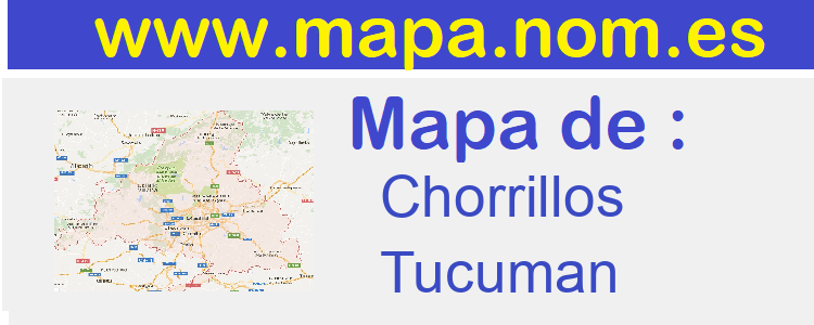 mapa de  Chorrillos