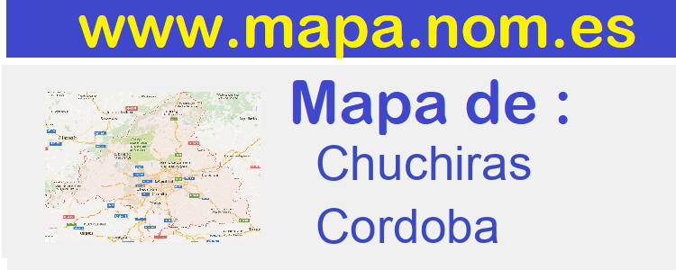 mapa de  Chuchiras
