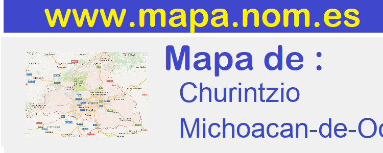 mapa de  Churintzio