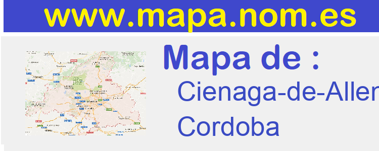 mapa de  Cienaga-de-Allende