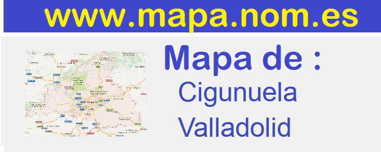 mapa de  Cigunuela