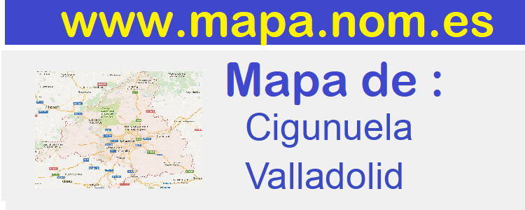 mapa de  Cigunuela