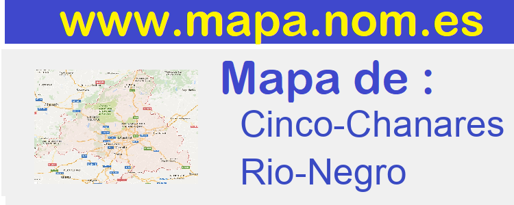 mapa de  Cinco-Chanares