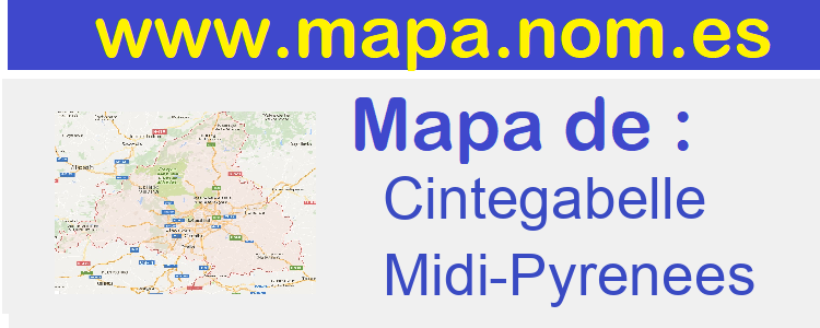 mapa de  Cintegabelle