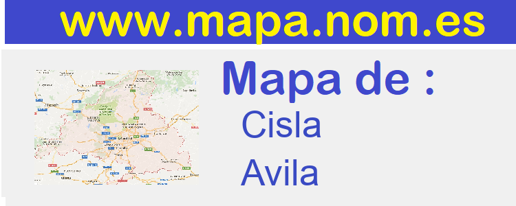 mapa de  Cisla