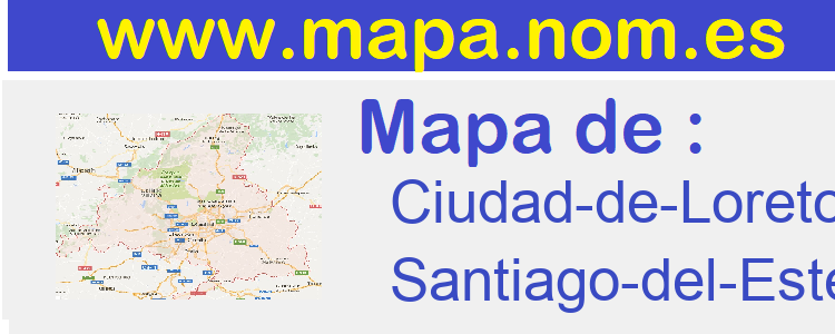 mapa de  Ciudad-de-Loreto