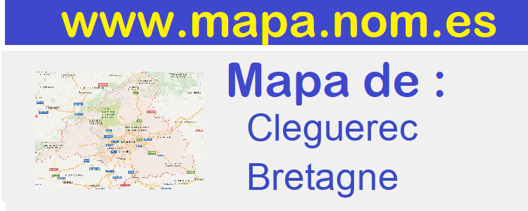 mapa de  Cleguerec