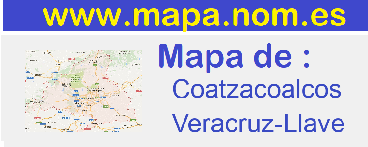 mapa de  Coatzacoalcos