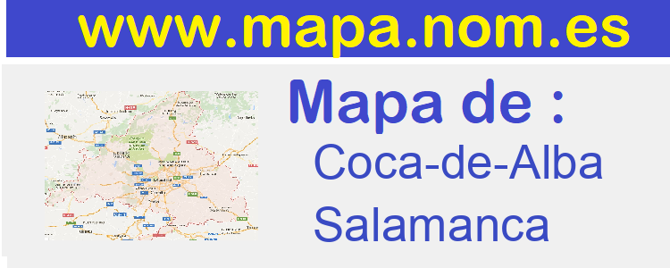 mapa de  Coca-de-Alba