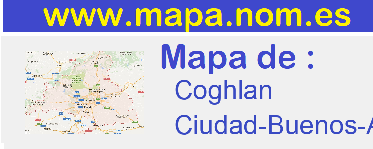 mapa de  Coghlan