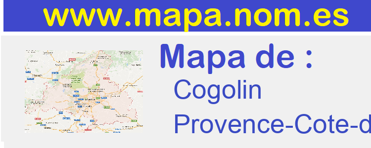 mapa de  Cogolin