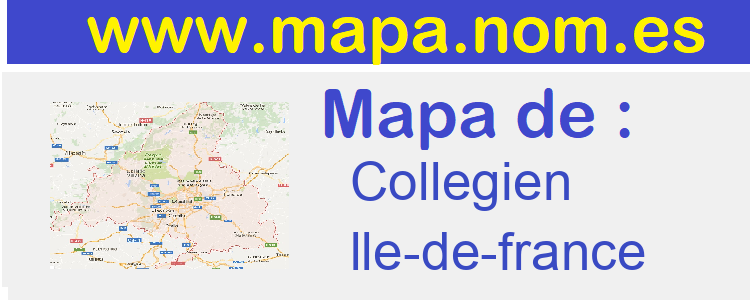 mapa de  Collegien