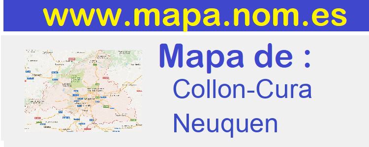 mapa de  Collon-Cura