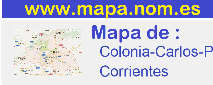 mapa de  Colonia-Carlos-Pellegrini
