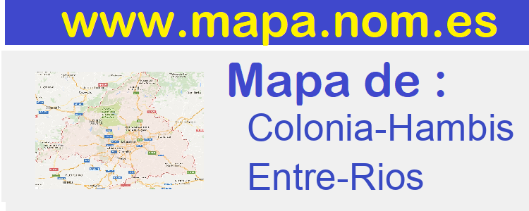 mapa de  Colonia-Hambis