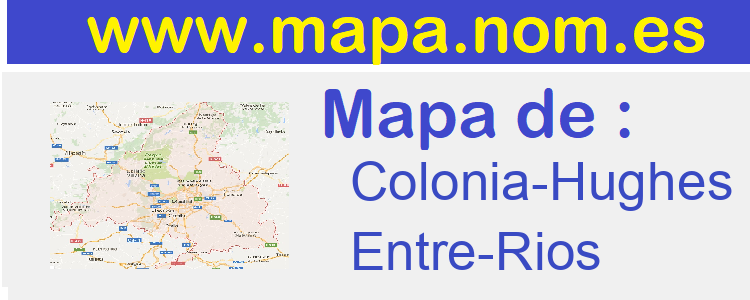 mapa de  Colonia-Hughes