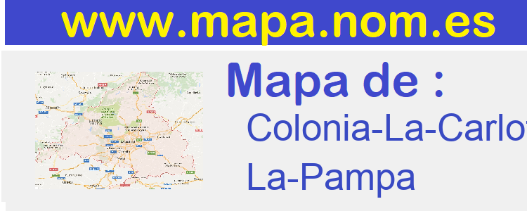 mapa de  Colonia-La-Carlota